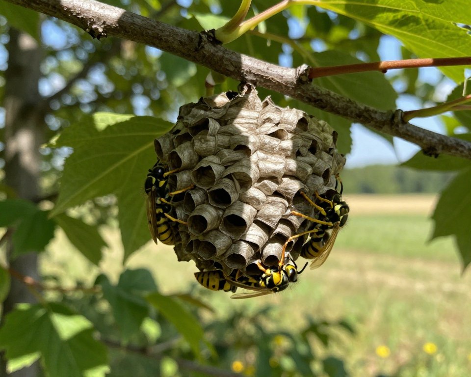 kiedy osy opuszczają gniazdo