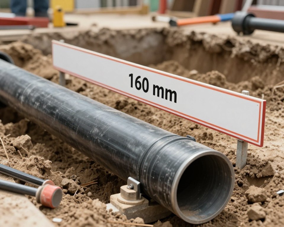 minimalny spadek dla rury 160