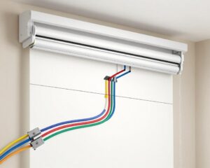 podłączenie rolety 5 przewodów