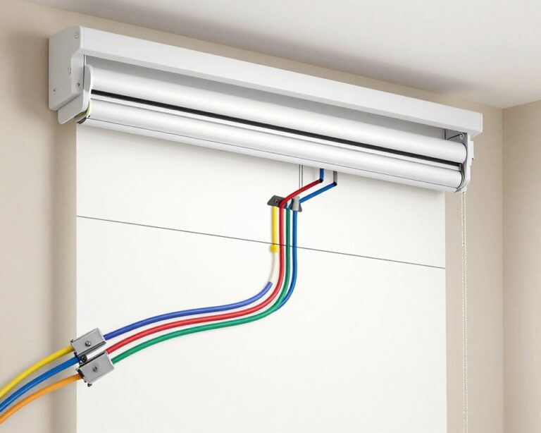 podłączenie rolety 5 przewodów