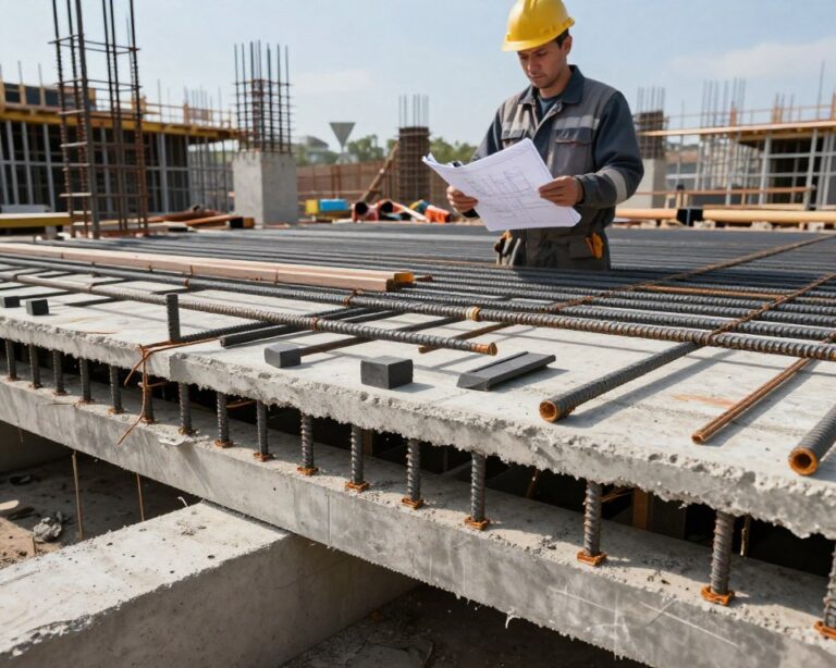 zbrojenie stropu rysunek