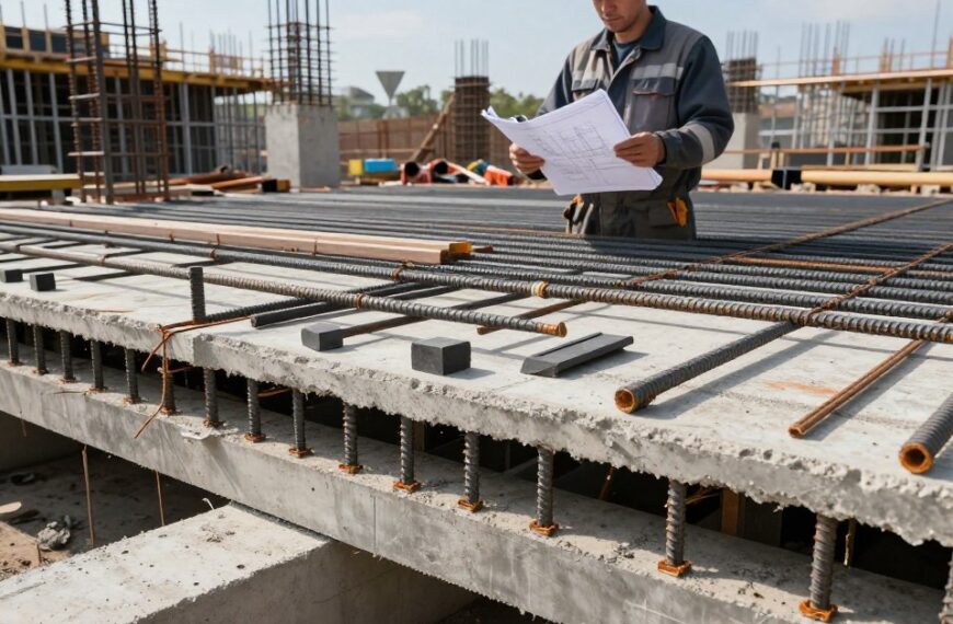 zbrojenie stropu rysunek