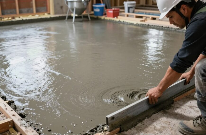 jak zrobić wylewkę na styropianie