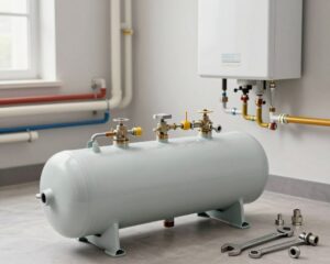 montaż naczynia przeponowego do bojlera