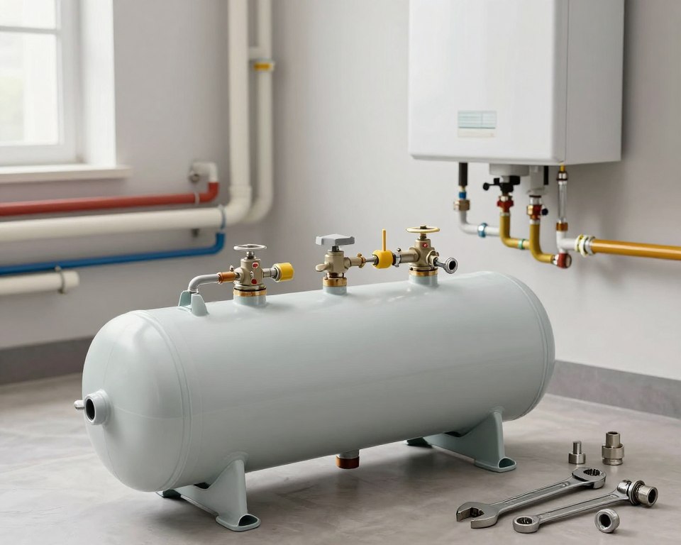 montaż naczynia przeponowego do bojlera