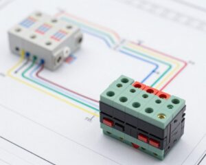 przełącznik lewo prawo 3 fazowy schemat