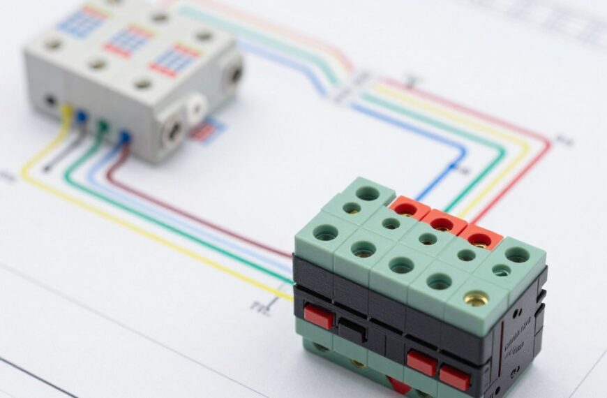 przełącznik lewo prawo 3 fazowy schemat